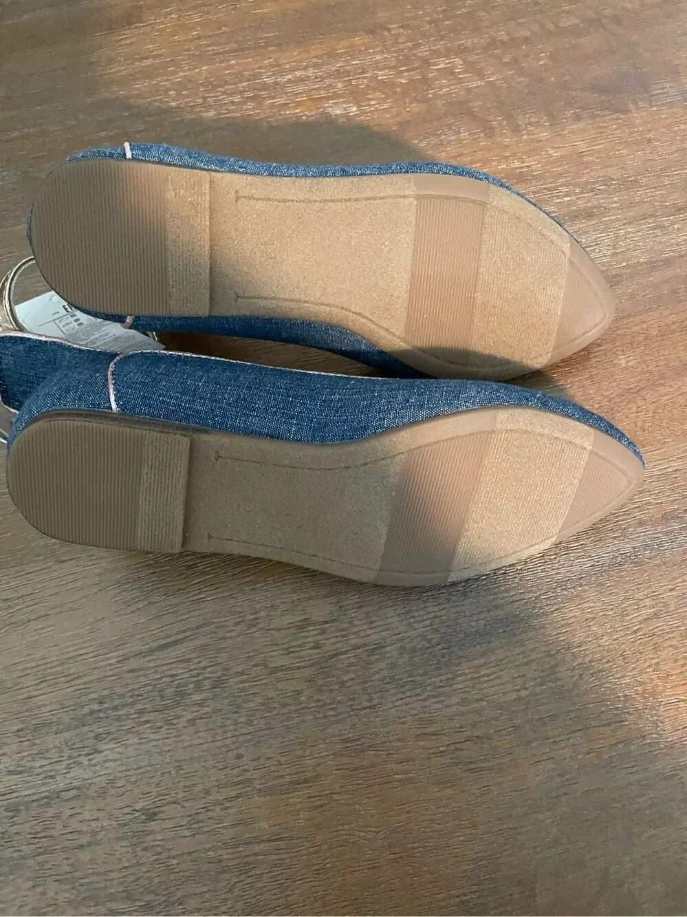 NEW Gap denim colored dress shoes. Size toddler 12